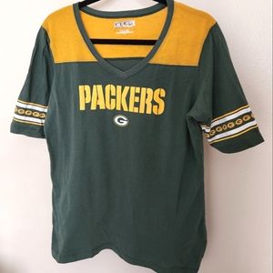 Green Bay Packers Women's 3/4 length sleeve shirt - size L